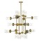 Z-Lite Calliope 20 Light Pendant, Foundry Brass & Clear 617-20FB - alternate 1